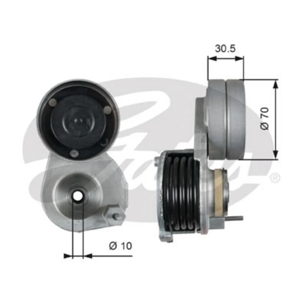 Belt Tensioner, V-ribbed belt (Belt Drive)