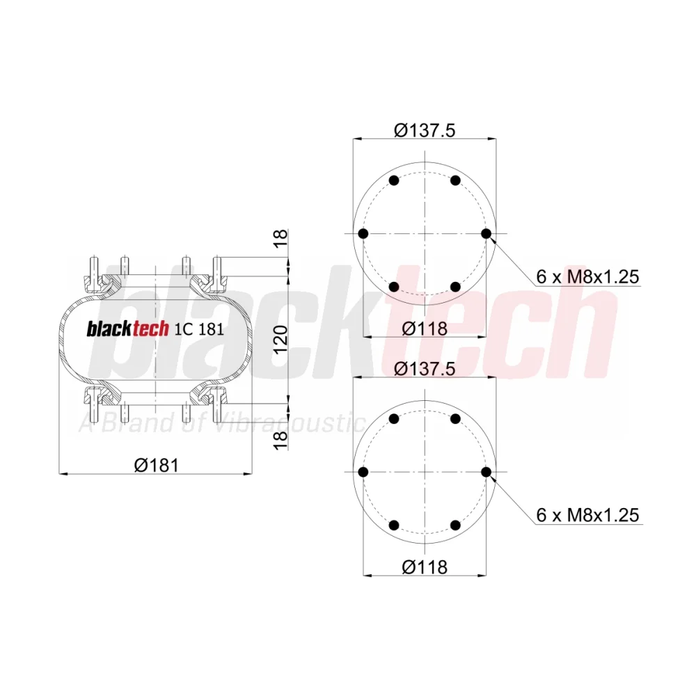 Air Springs Single Storey Flared