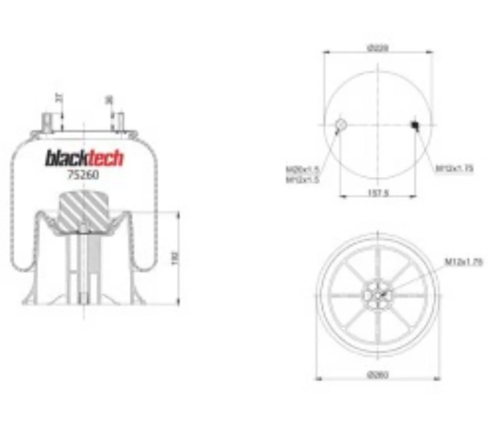 Air Springs Complete Plastic Piston