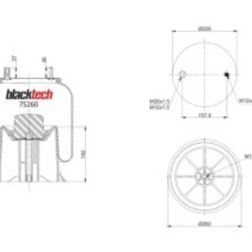 Air Springs Complete Plastic Piston