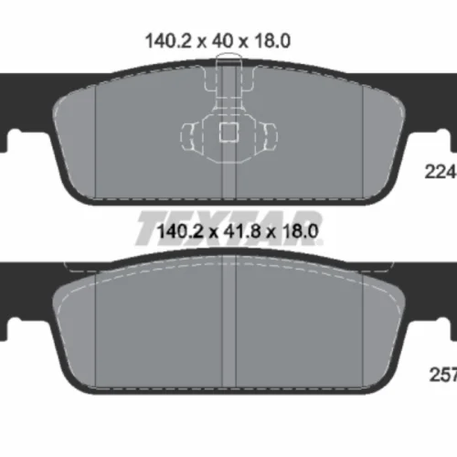Brake Pad Set, disc brake (Braking System)