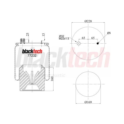 Körük Komple Arka Actros (6121NP44)