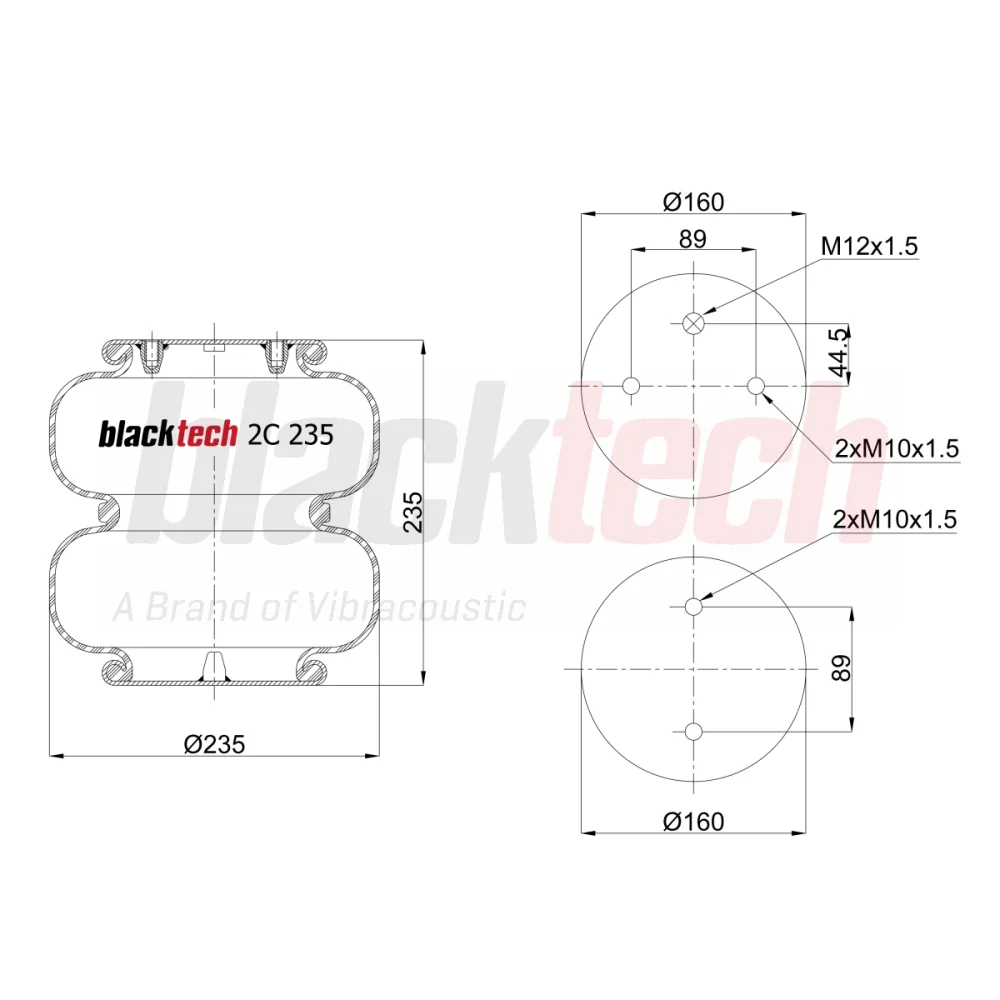 Air Springs With Two Layer Plate