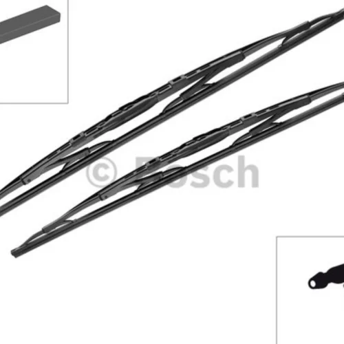 Twin Rüzgarlikli Silecek Seti - [650/650 mm]