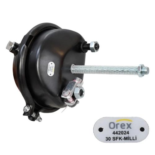 Servis Fren Körüğü Çekici 30 Kampana Tipi, M16x1,5 Stroke 75, Mil Uzunluğu 200mm