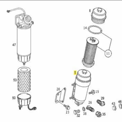 Fuel Filter Stone Complete