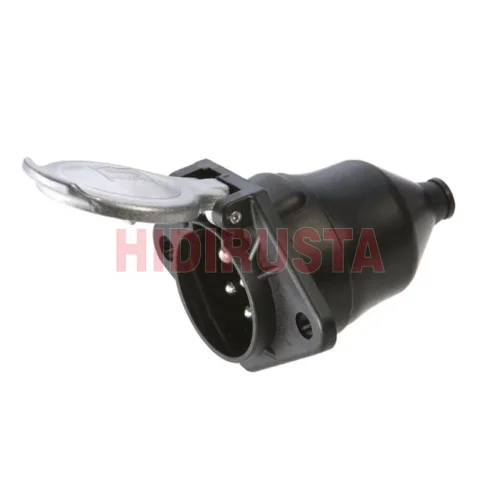 Dorse Elektrik Soketi (7P/24V, ISO 1185, Tip N, Plastik Muhafaza, Nikel Fiş)