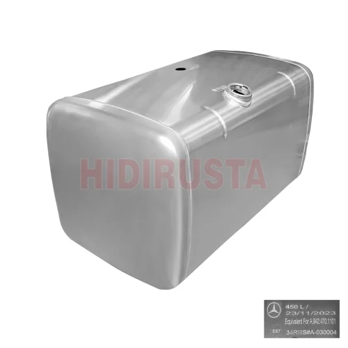 Yakıt Deposu 450 Lt Alüminyum Actros (Yük.700mm, En 700mm, Uz.1035mm)