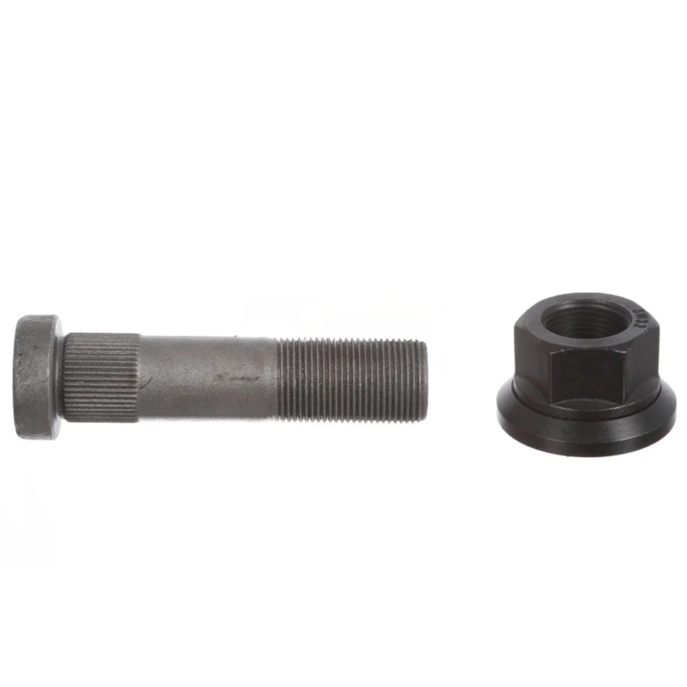 Bijon M22x92mm Somunlu, Frezeli (Siyah)