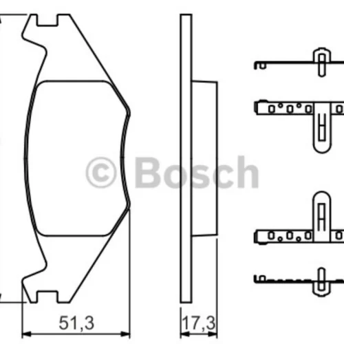 Brake Pad Set, disc brake (Braking System)