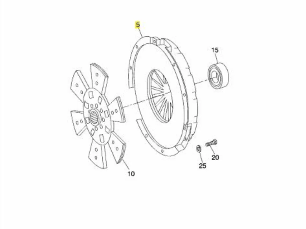 Clutch Pressure Plate 395 Mm