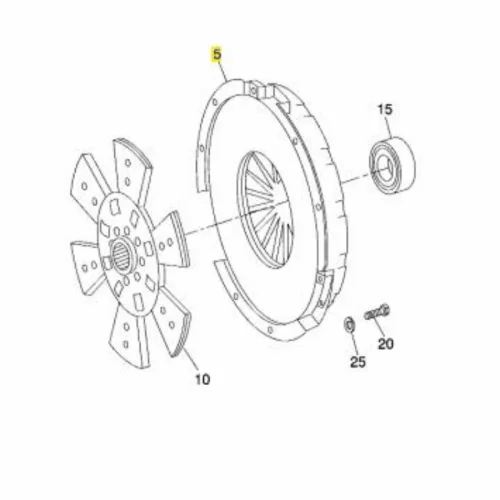 Clutch Pressure Plate 395 Mm