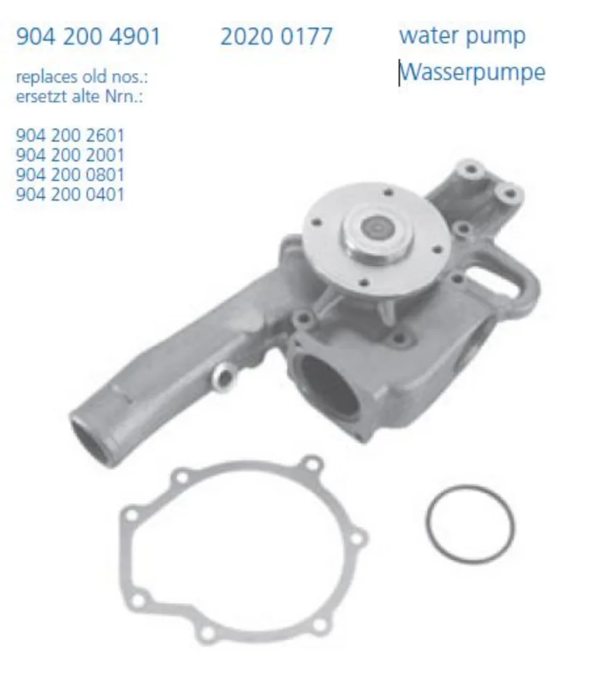 Water Pump 904, 906 O.M.