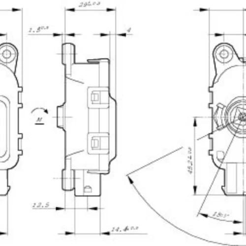Servo Motor Kalorifer Ventili