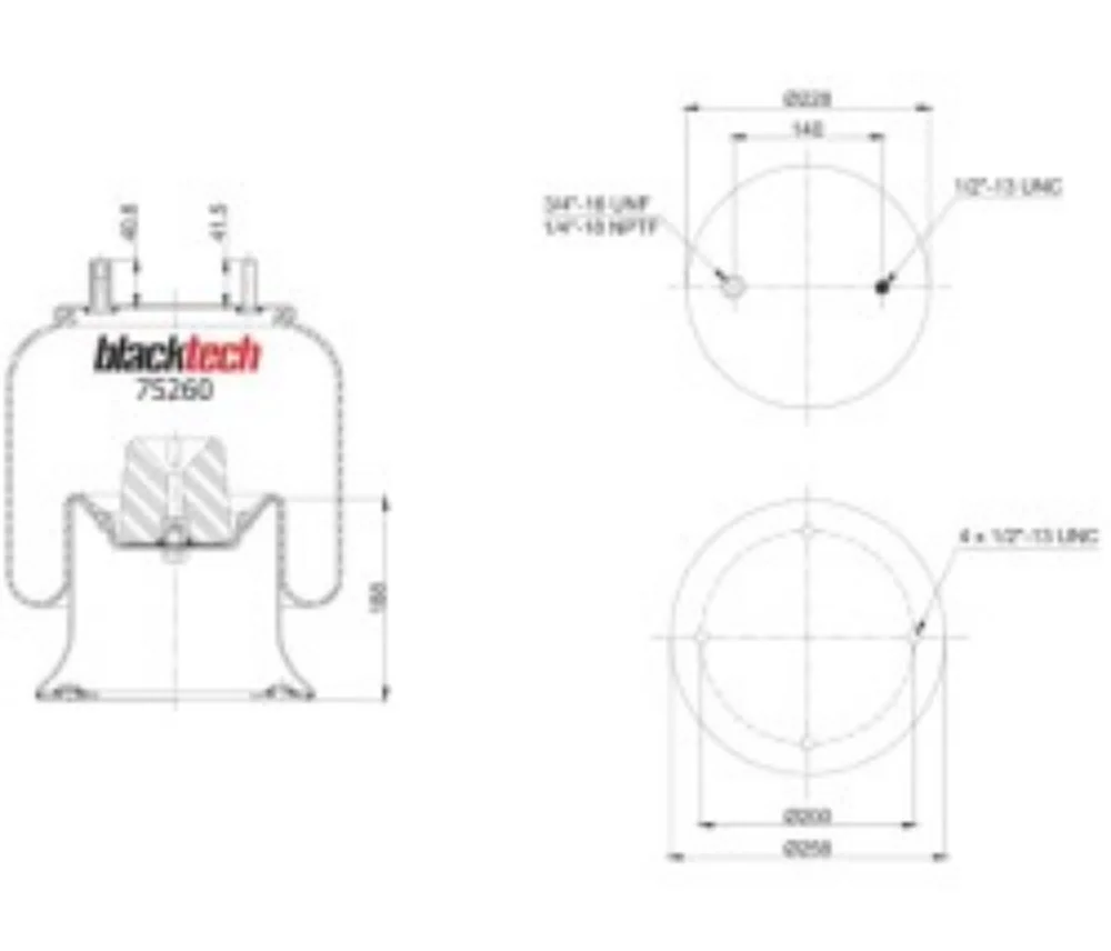 Air Springs Complete Metal Piston