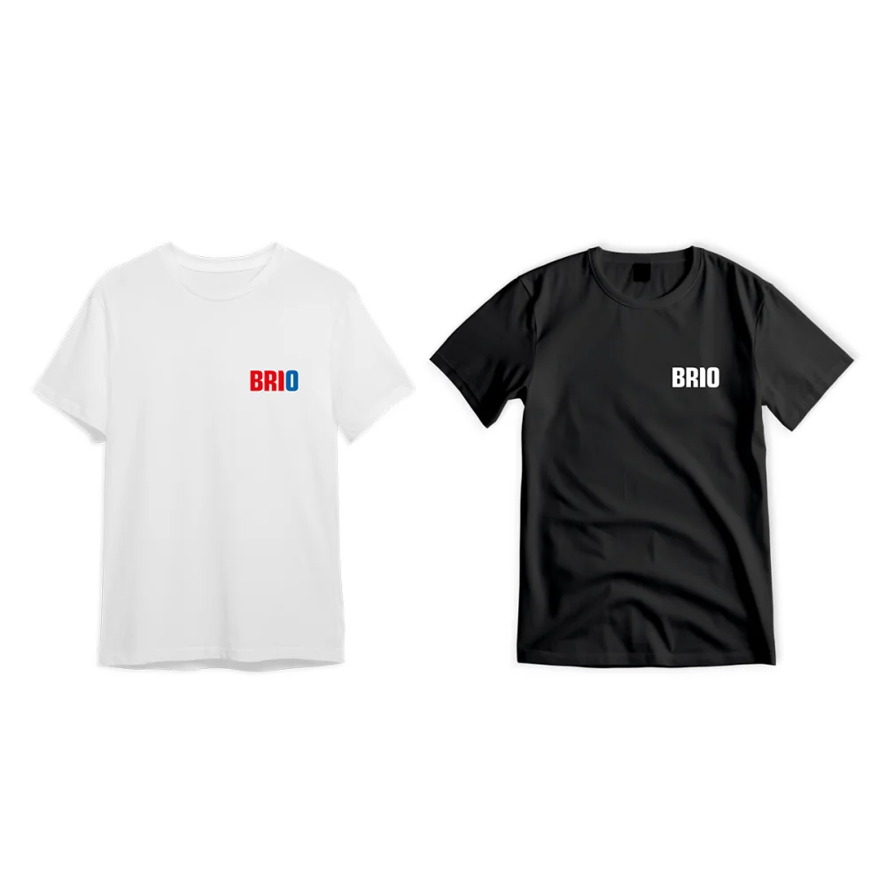 Man Short-Sleeved Round-Collar Tshirt L
