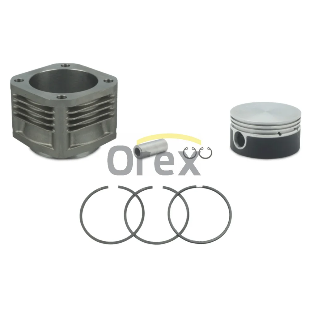 Kompresör Piston Seti 100.00 mm Actros, Travego 502  (gömlek yüksekliği; 101,00 mm  2,50x2,50x4,00)