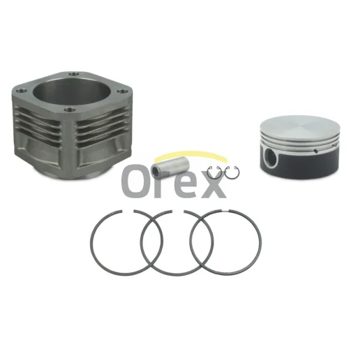 Kompresör Piston Seti 100.00 mm Actros, Travego 502  (gömlek yüksekliği; 101,00 mm  2,50x2,50x4,00)