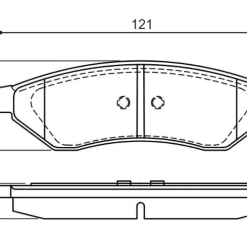 Brake Pad Set, disc brake (Braking System)
