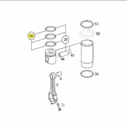 Segman 130.00mm Actros