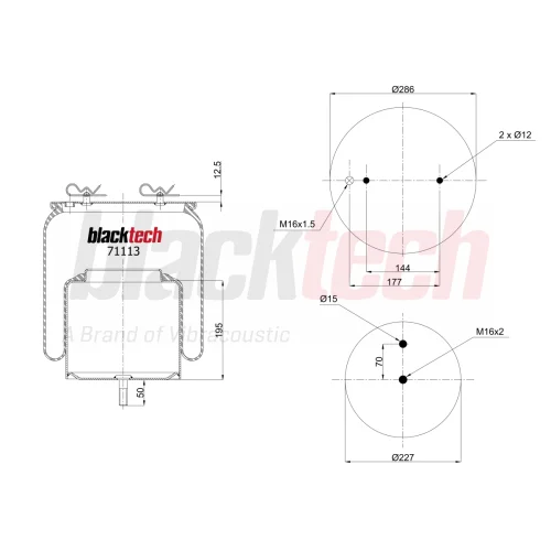 Air Springs Complete Metal Piston