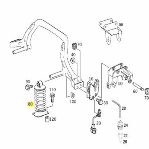 SHOCK ABSORBER,CABIN
