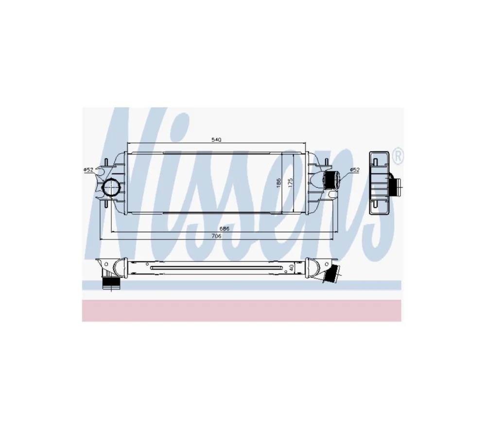 Interkol Radyatörü Spr.906 M646-2.5 TDI Vw Crafter Bjk,Bjm