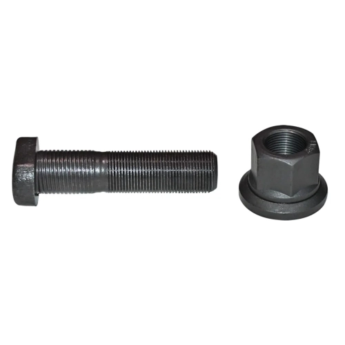 Bijon M22x92mm Somunlu, Yivli Arocs (Siyah, Elips Başlıklı)