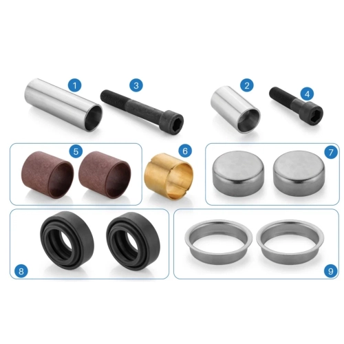 Caliper Pin And Seal Repair Kit (Rear) Meritor