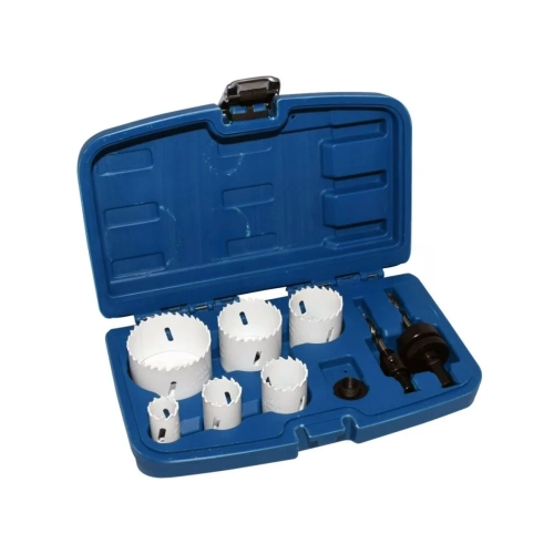Hss-Bi-Metal Punch Set 8 Pieces 22-65 Mm Depth 40 Mm