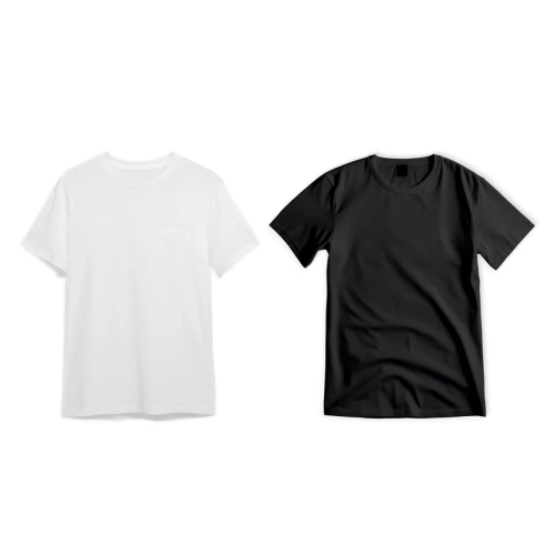 Man Short-Sleeved Round-Collar Tshirt Xl