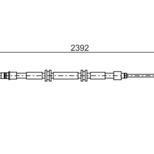 Cable, parking brake (Braking System)