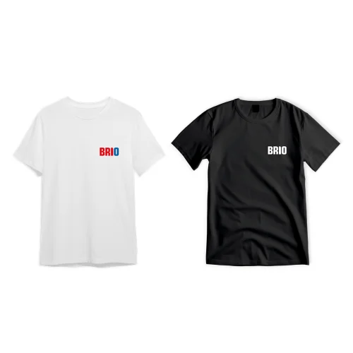 Man Short-Sleeved Round-Collar Tshirt M