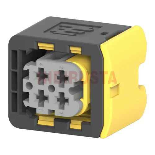HDSCS Soket (Dişi, Gri, 4 Fiş)