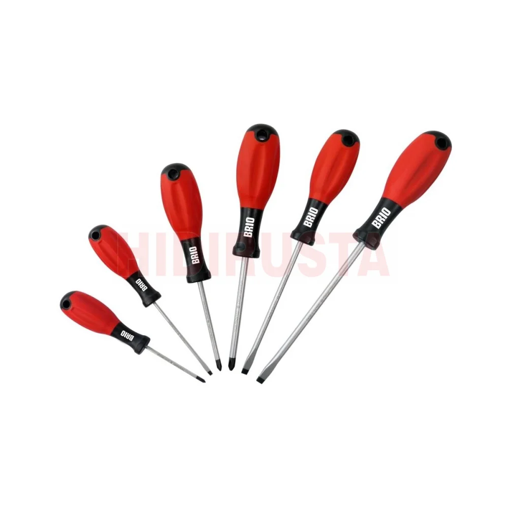 6 Piece Flat Head - Phillips Screwdriver Set
