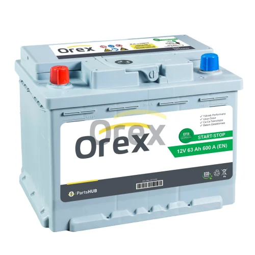 Aku 63 Ah 600A Start Stop Efb L2T (175 X 242 X 190)