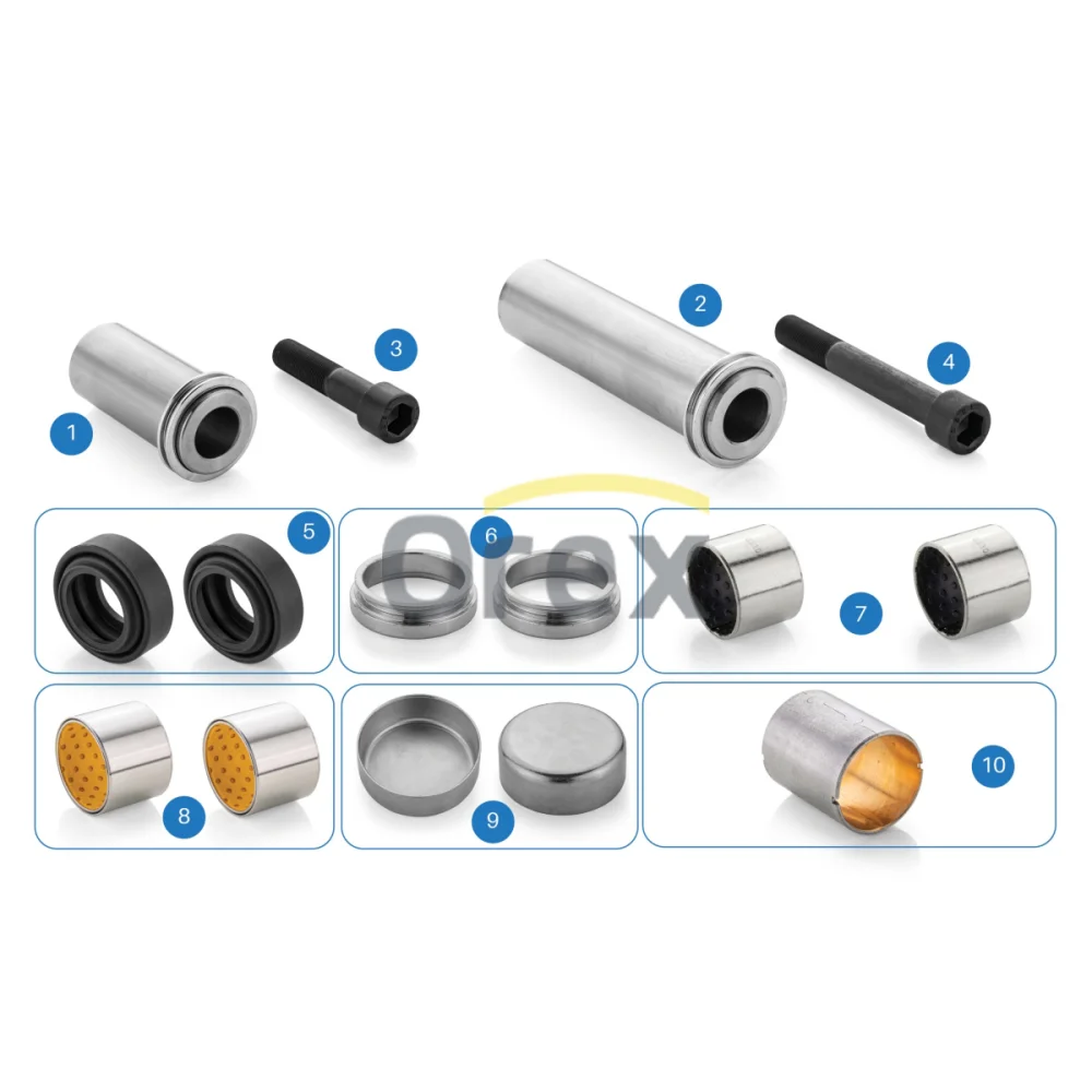 Caliper Pin And Bushing Repair Kit Meritor