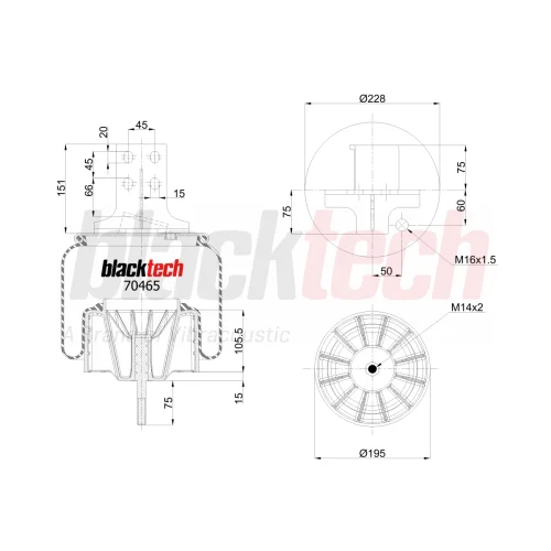 SUSPENSION SPRING COMPLETE PLASTIC PISTON