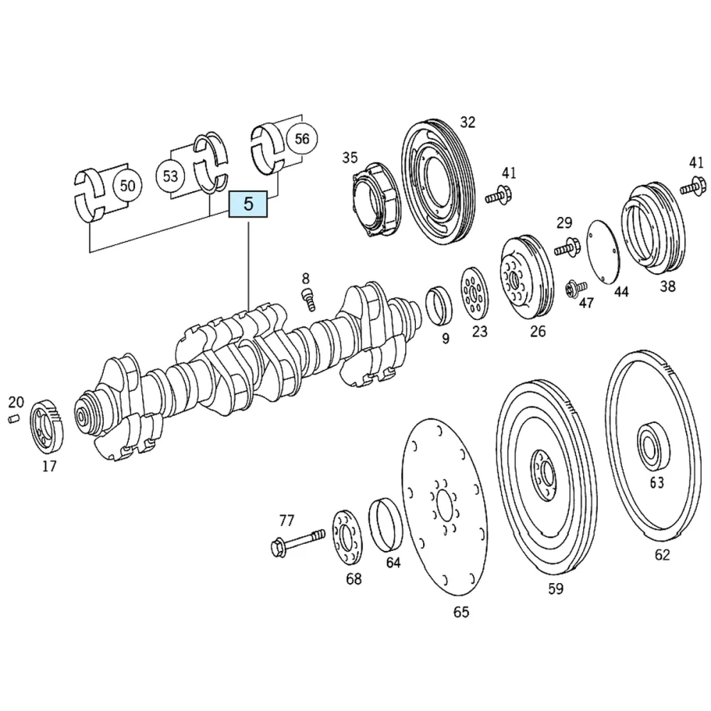 Crankshaft 457 Euro 3