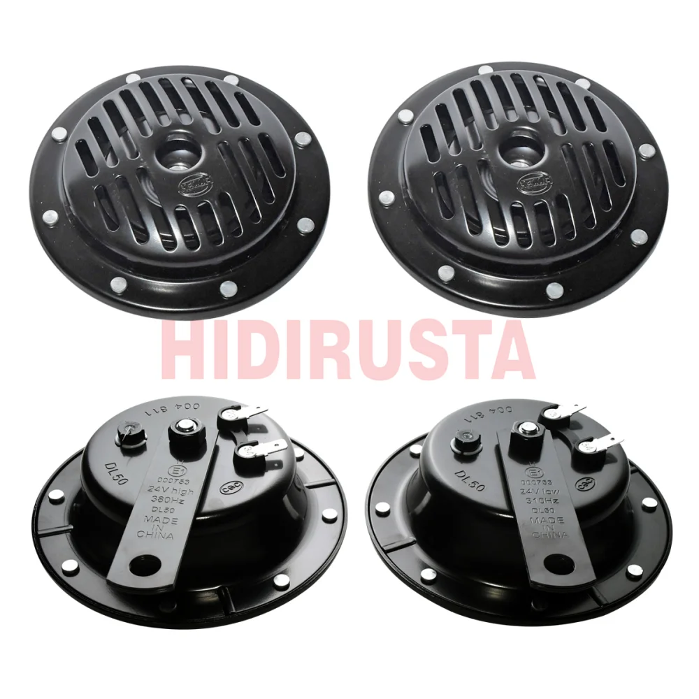 DL50 Korna Set (Izgaralı, 24V, 310Hz Kalın & 380Hz İnce, 114DB)