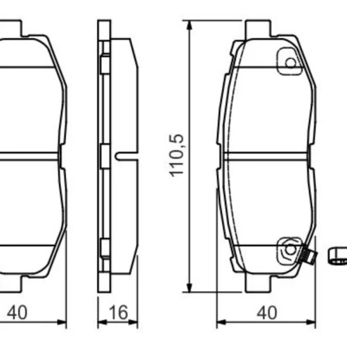 Brake Pad Set, disc brake (Braking System)