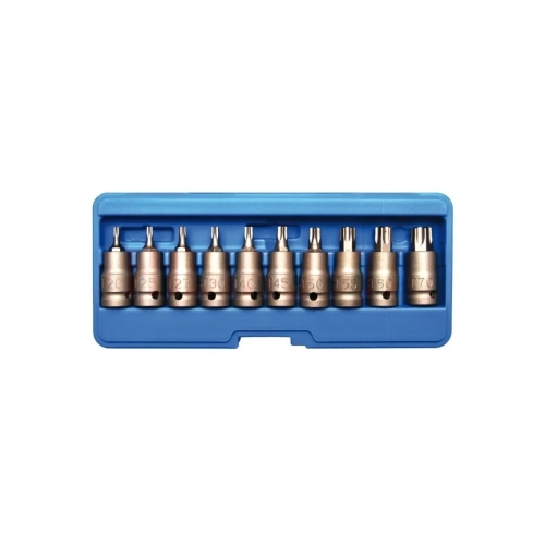 Pneumatic Socket Set Torx 1/2 T20 - T70 10 Pcs