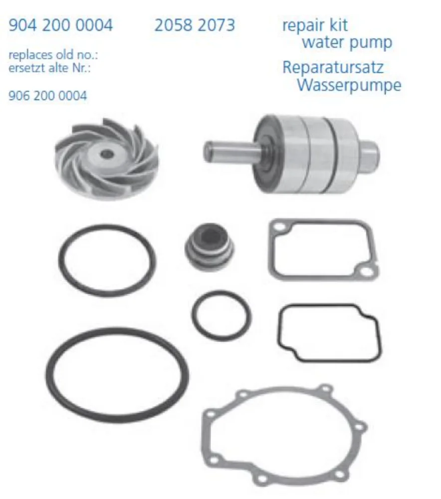 Water Pump Repair Kit 904, 906