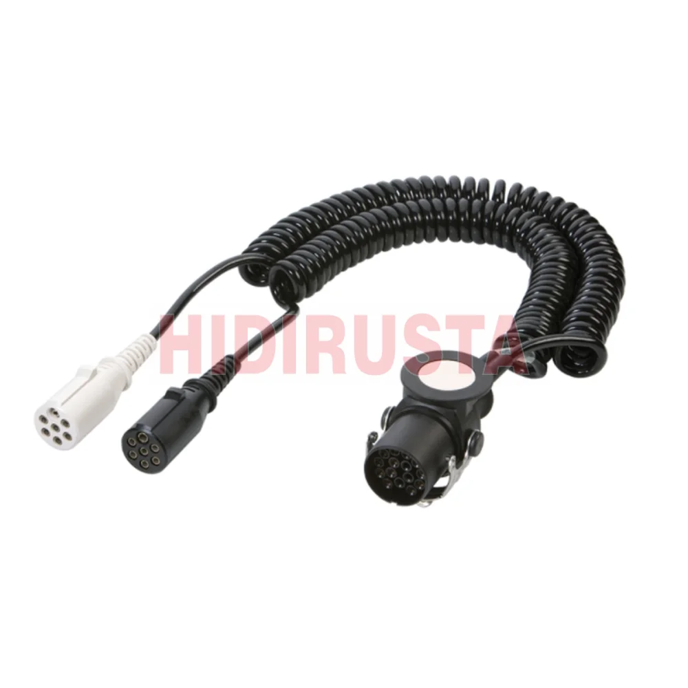 Dorse Elektrik Kablosu (Plastik Güçl. Soketli, 15P ISO12098 - 2x7P ISO1185 + ISO3731, 3-4 Metre)