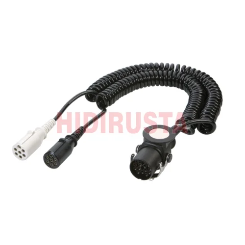 Dorse Elektrik Kablosu (Plastik Güçl. Soketli, 15P ISO12098 - 2x7P ISO1185 + ISO3731, 3-4 Metre)