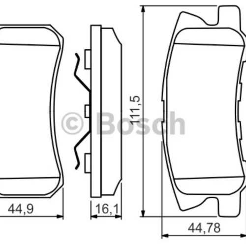 Brake Pad Set, disc brake (Braking System)