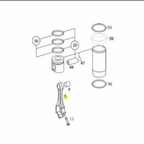 Piston Kolu 501 La