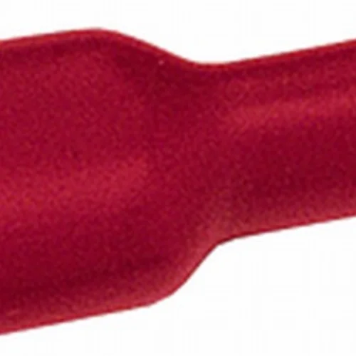 Kablo Terminali (Kırmızı, Yassı, Yalıtımlı, 0,5-1 mm² / 6,3x0,8mm) (50'li Paket)