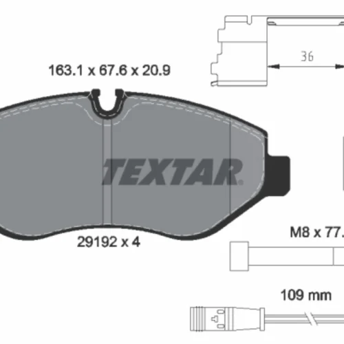 Fren Balatası Spr-906-Crafter Ön 315/639Y.M Fişli