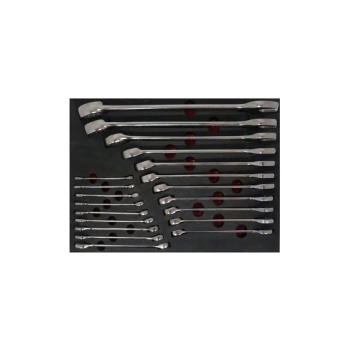20 Pieces Combination Spanner Set 6 - 32 With Foam inlet